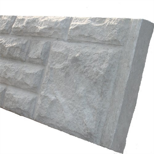 Rockface Concrete Base Panel / Gravel Board
