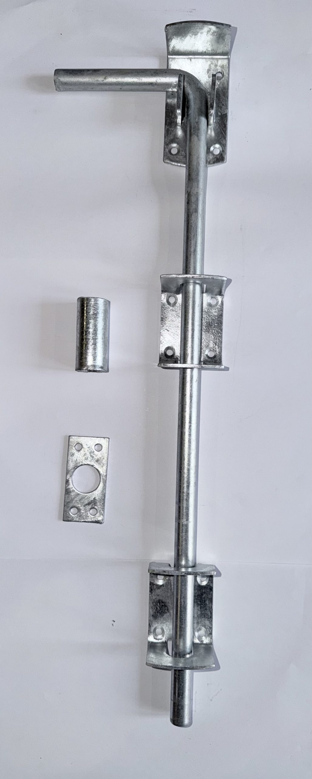 Garage Drop Down Bolt for Double Gates - Galvanised