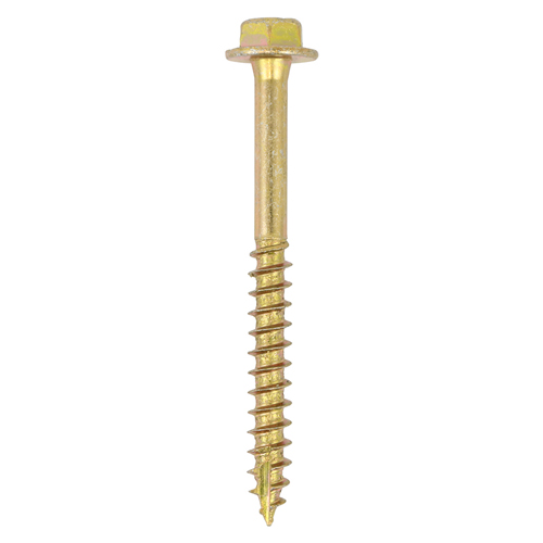 6.0 x 100mm Advanced Coach Screws – Hex Flange
